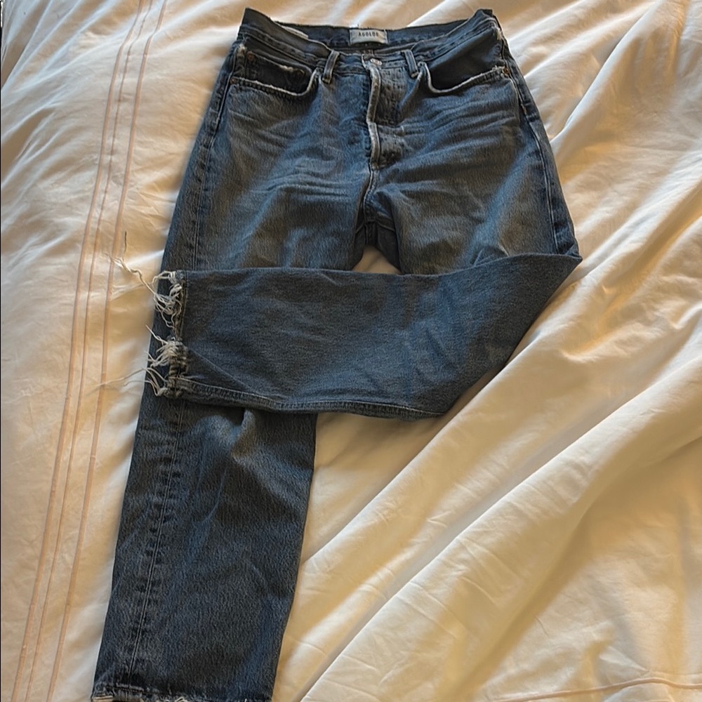 Agolde Straight Jeans.